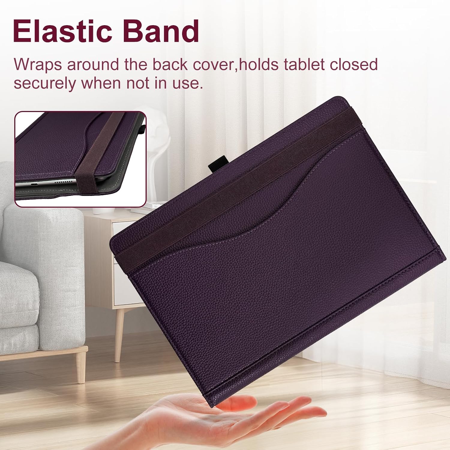 Detalle 2 de XunyLyee Universal 10.1–11 inch Tablet Case: Multi-Angle Stand and Soft Interior