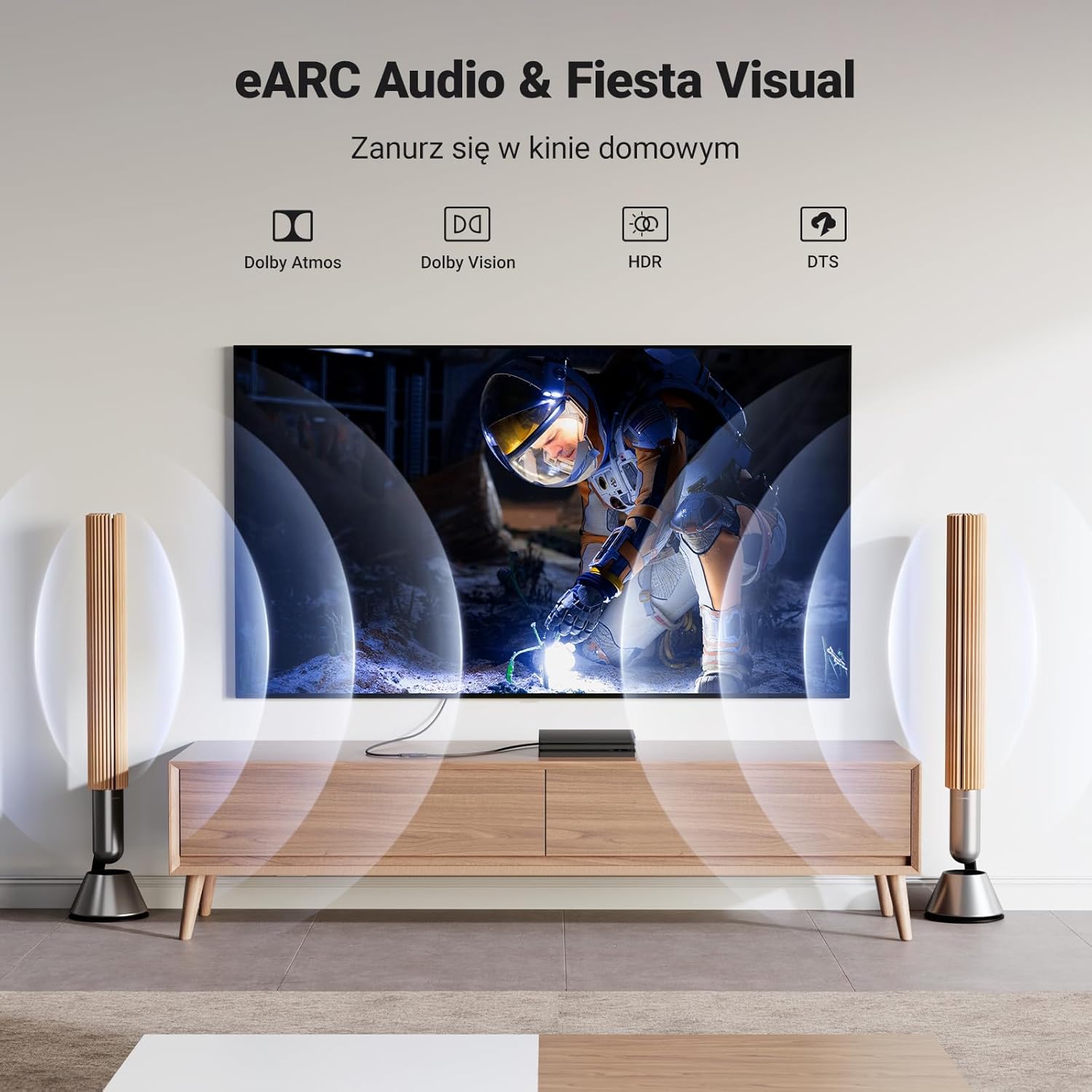 Thumbnail 4 de UGREEN HDMI 2.1 Kupplung (2 Stück) – Buchse-auf-Buchse Adapter bis 48 Gbps für 8K/10K, 4K120 & ARC (u. a. PS5, Xbox, TV, Soundbar)