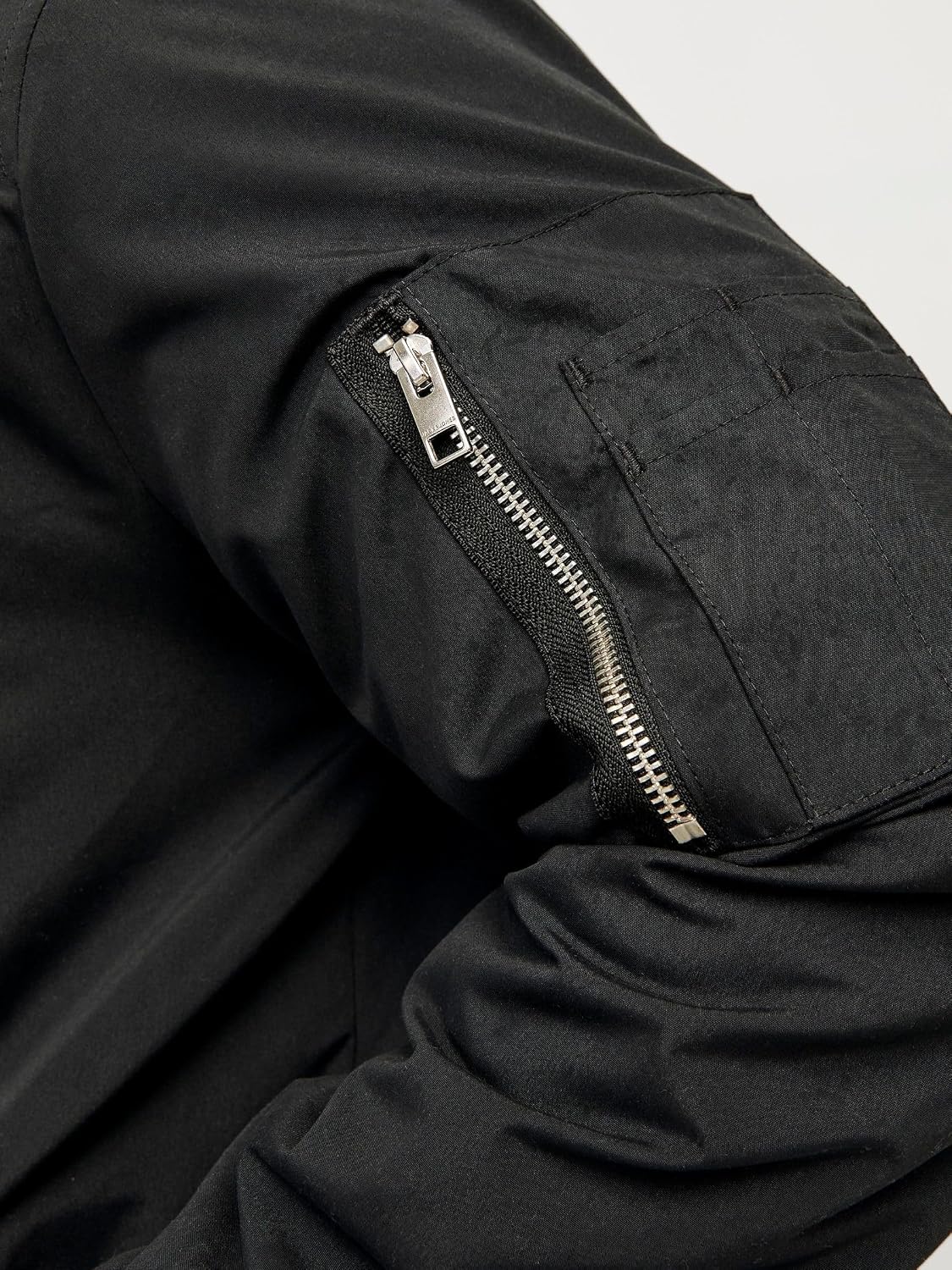 Thumbnail 4 de JACK & JONES JJERUSH BOMBER PS NOOS – Bomberjacke in Schwarz, XXL Übergröße