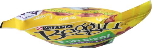 Detalle de Purina Beggin' Fun Size Dog Treats for Small to Medium Dogs, Original with Bacon — 25 oz Pouch