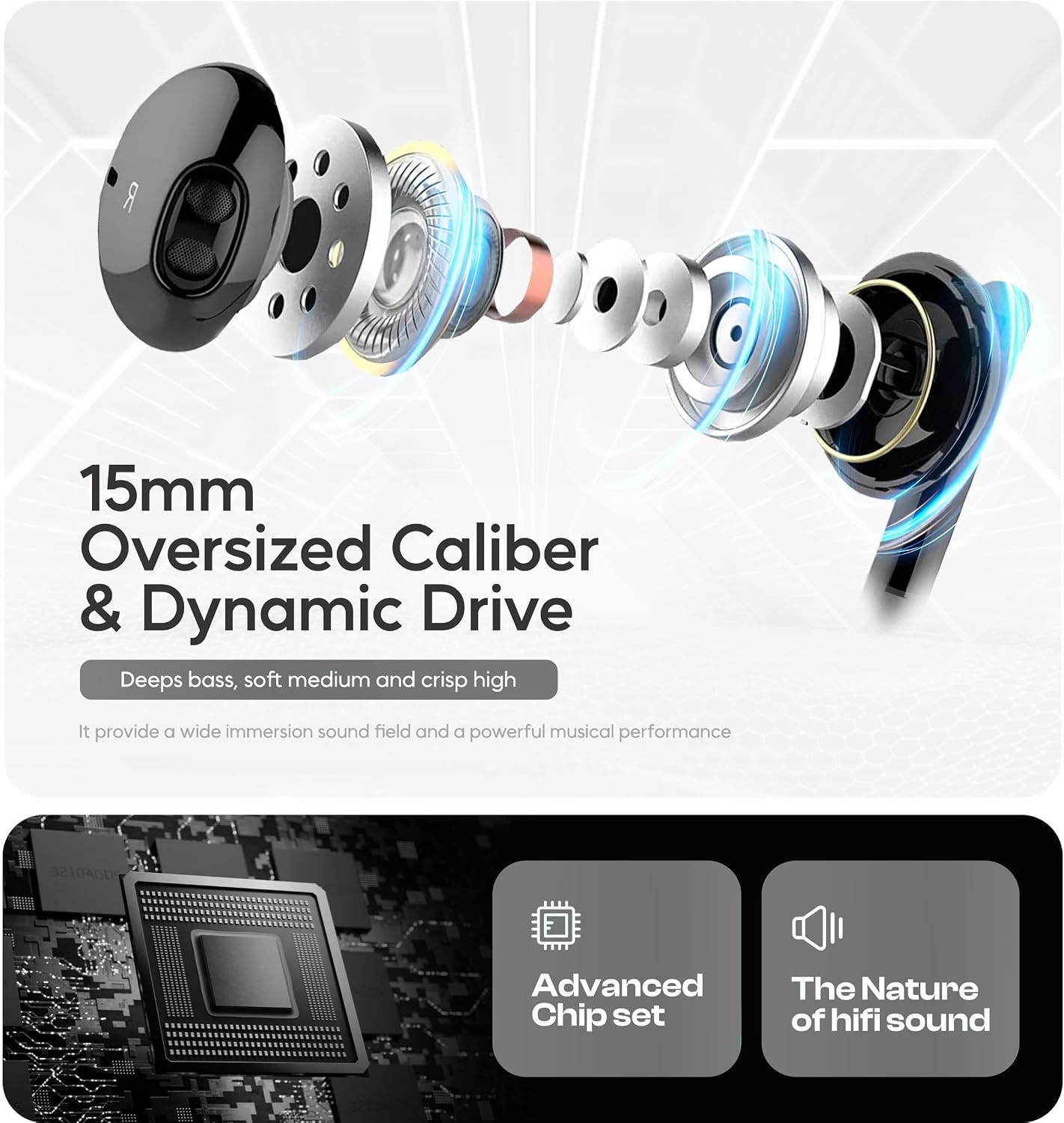 Thumbnail 5 de zaanieo Wired Headphones Earbuds with Microphone