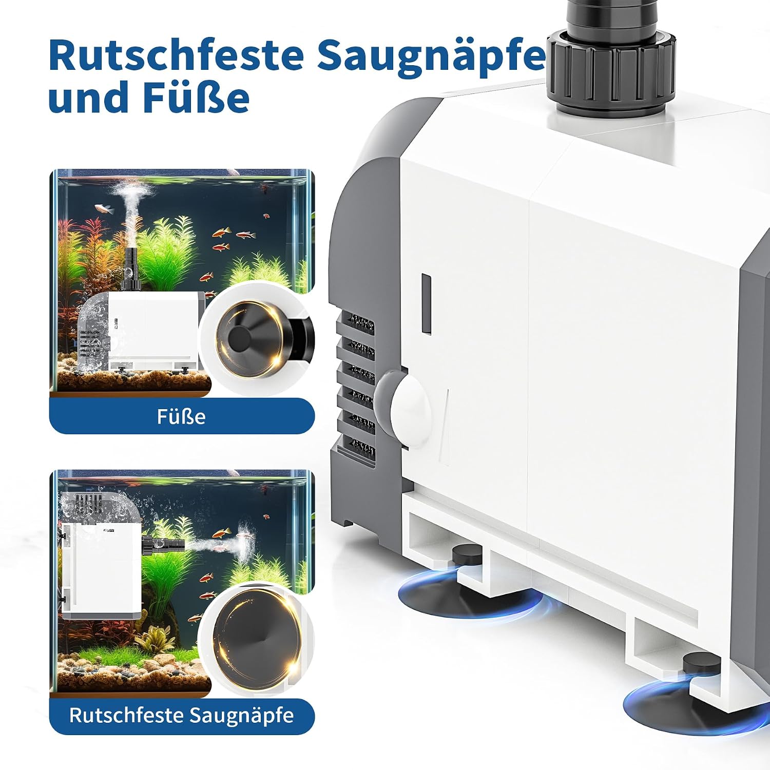 Detalle 2 de everfarel pompa acqua 15W 900 L/h per laghetto e giardino 🌊