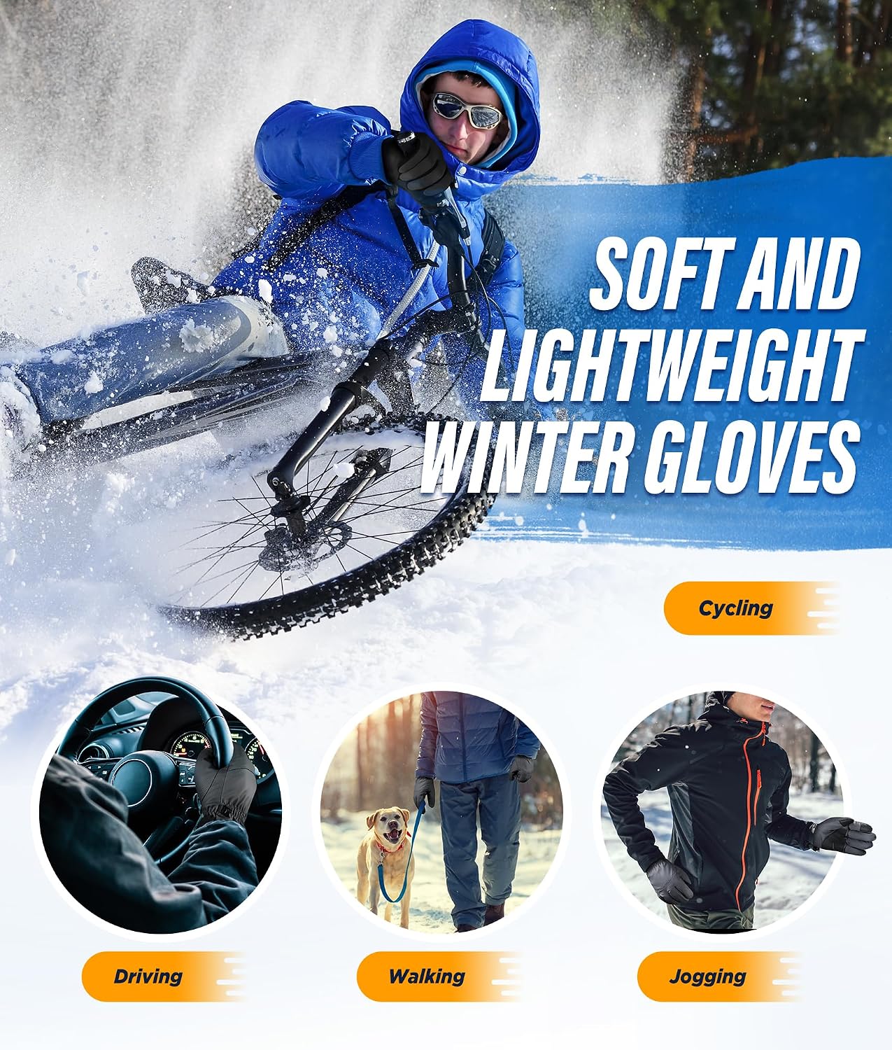Thumbnail 6 de Deemii Winter Gloves Touchscreen, -15℉