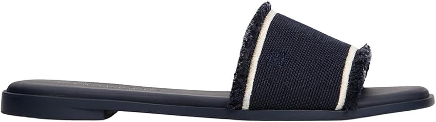 Thumbnail 3 de Tommy Hilfiger Sandalias Fringe Canvas Azul 39