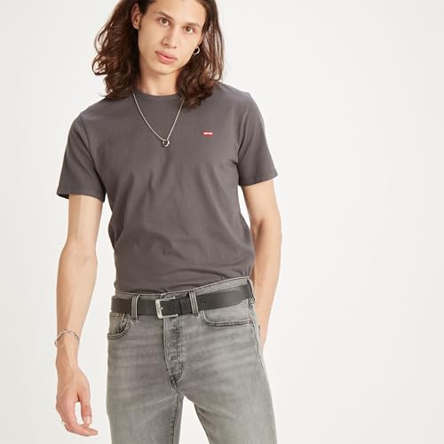 Detalle de Ceinture Levi's Homme Réversible Core Stonewashed Black/ Brown - Dessin durable, style double-face