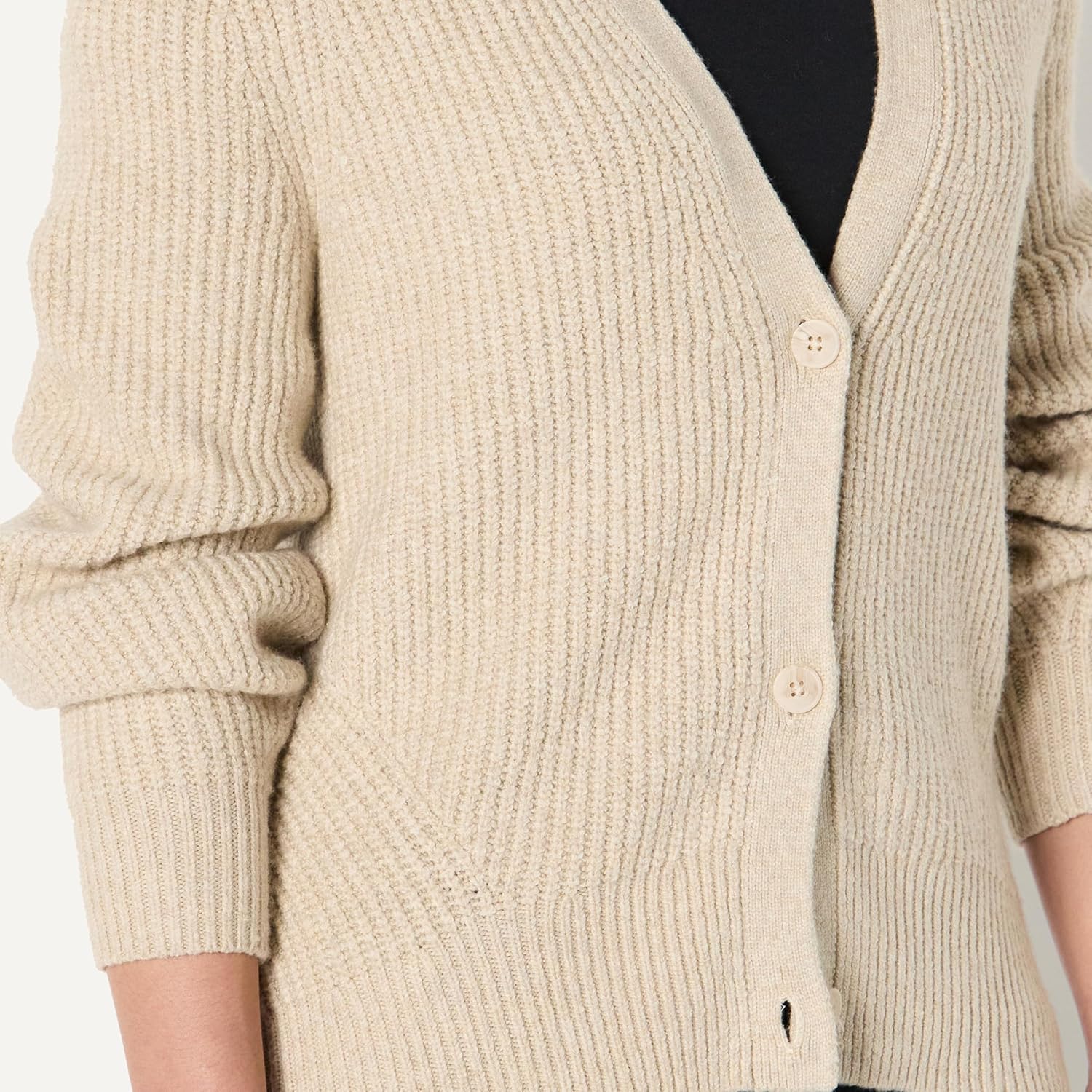 Thumbnail 3 de Amazon Essentials Damen gerippte Soft-Touch-Blouson-Strickjacke mit Knopfleiste