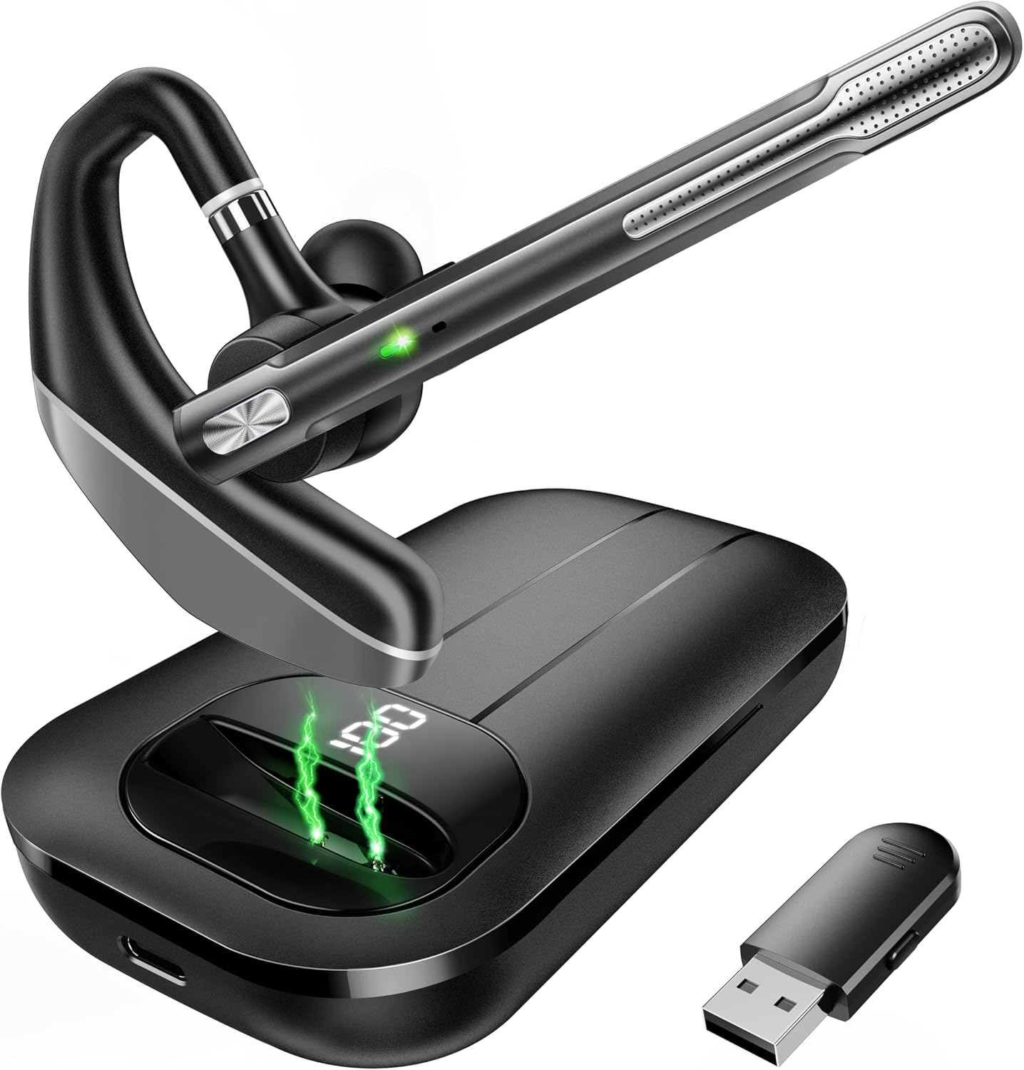Thumbnail 6 de EKVANBEL Bluetooth Headset V5.3 96H Talktime
