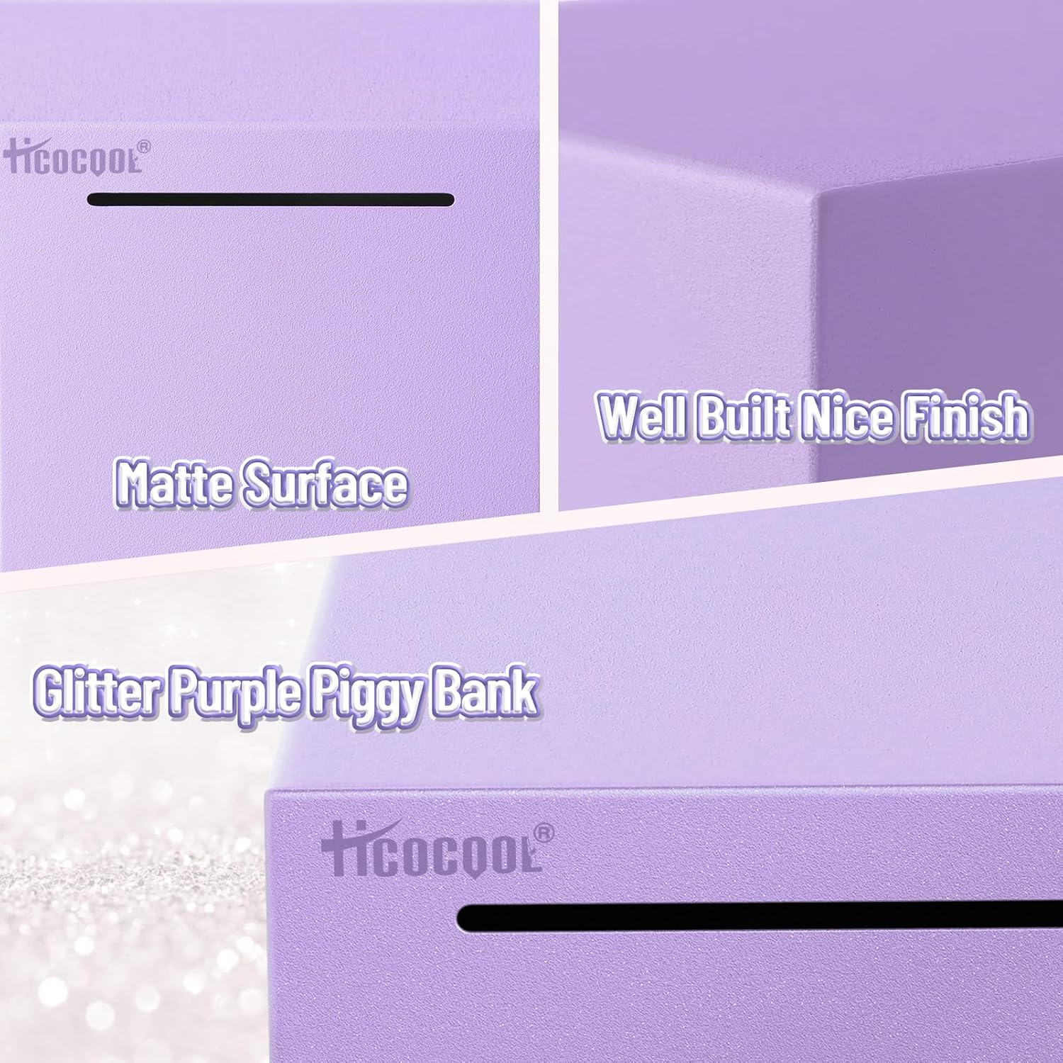 Detalle de Hicocool Piggy Bank 4.72 in Palm Size 💰
