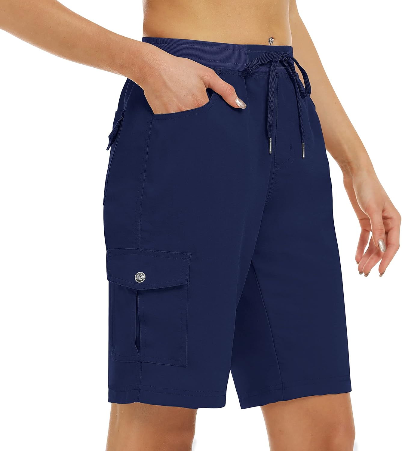 Thumbnail 6 de MoFiz Women's 10" Hiking Cargo Shorts – Lightweight, Quick-Dry with 6 Pockets
