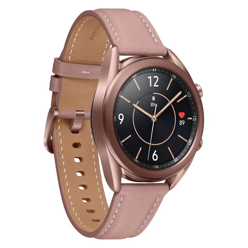 Detalle 2 de Samsung Galaxy Watch3 Bluetooth 41mm Bronce: smartwatch premium con bisel giratorio