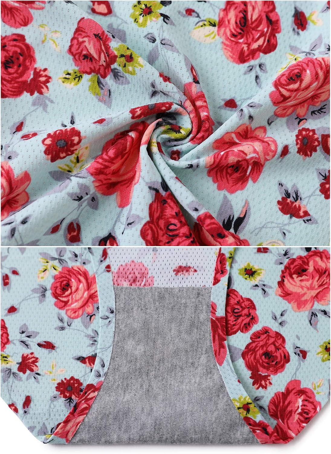 Detalle de VOENXE 6038 naadloze damesonderbroeken in bikinimodel, set van vijf