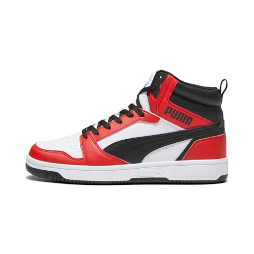 Detalle de PUMA Rebound V6: Sneaker unisex, bianco/nero/rosso per tutte le stagioni