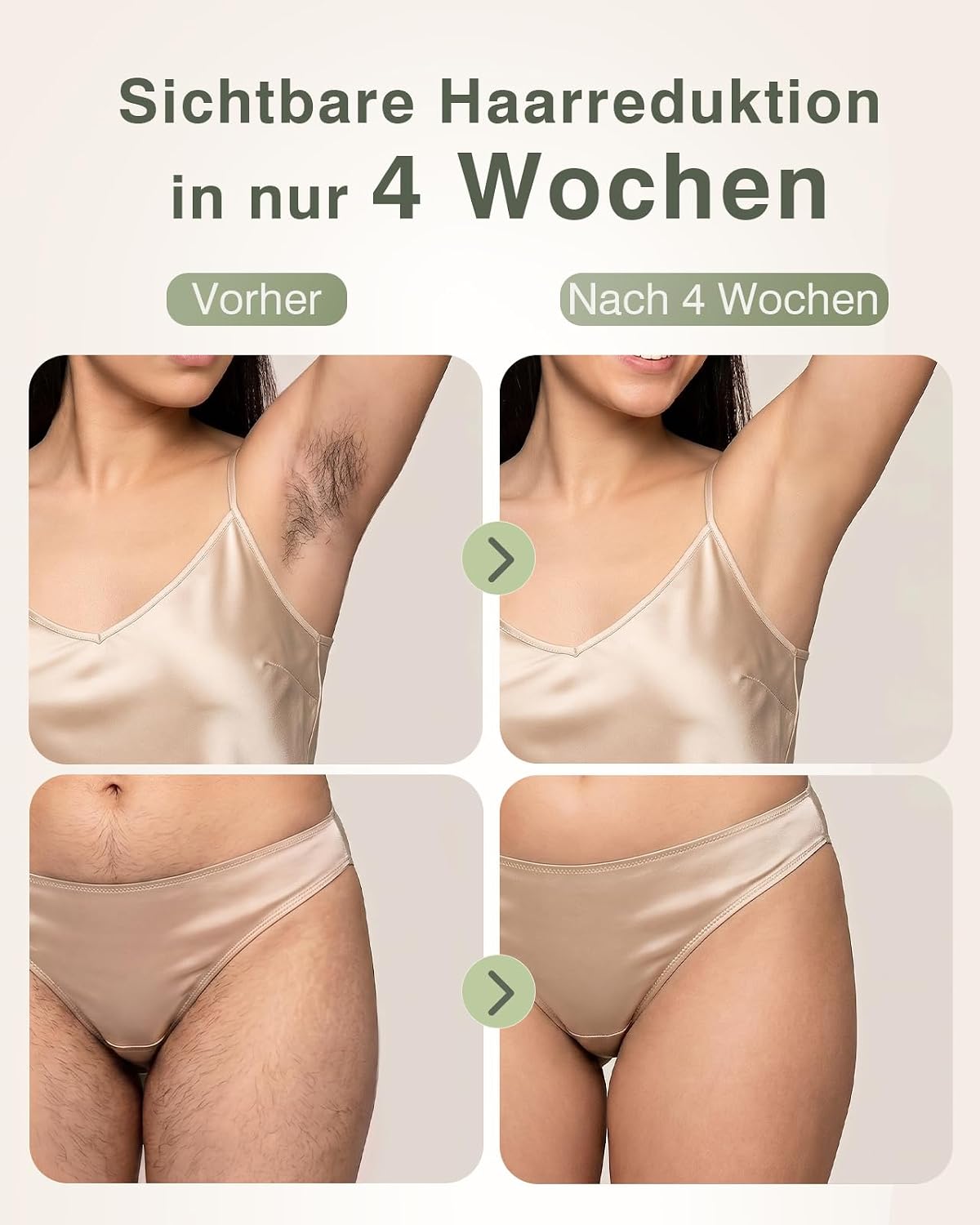 Detalle de TIIMAGIC IPL Haarentfernung – Schmerzfrei mit 5°C EisKühlung, 9 Stufen, Ganzkörper-Option