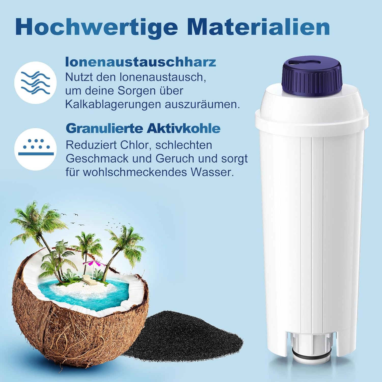 Thumbnail 2 de Wasserfilter für De’Longhi Kaffeevollautomaten DLSC002