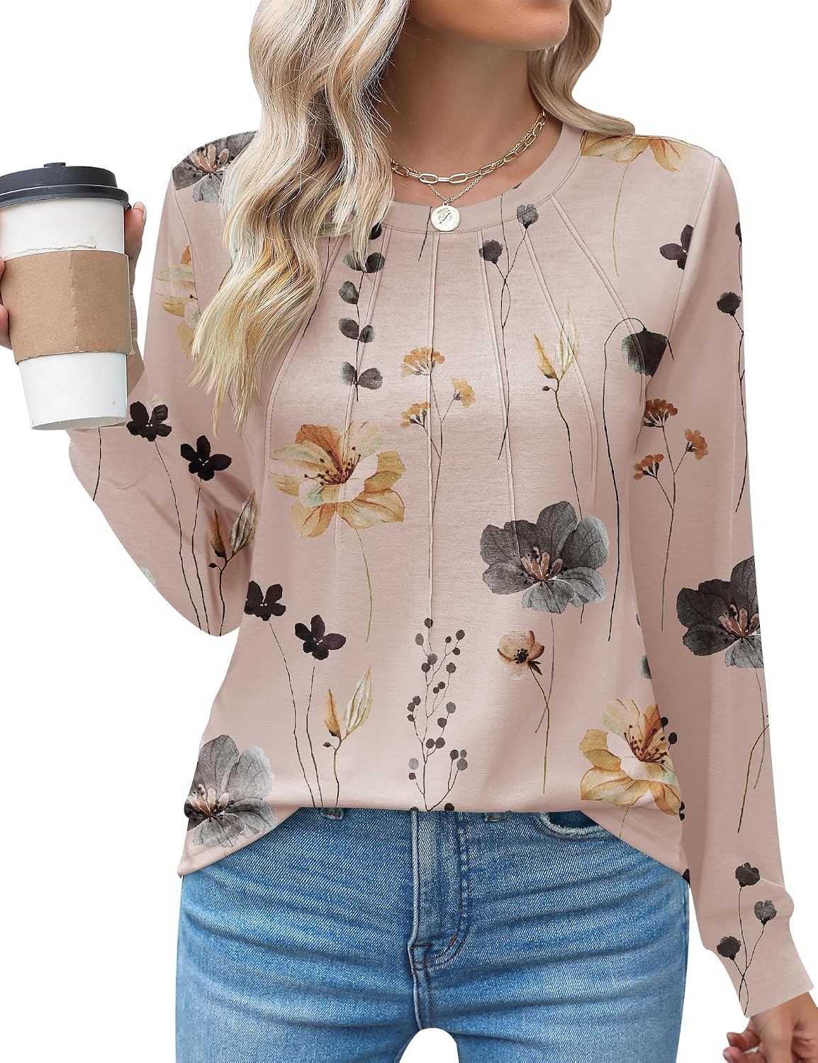 Detalle de Rapbin Womens T-shirt Tunic, Crew Neck
