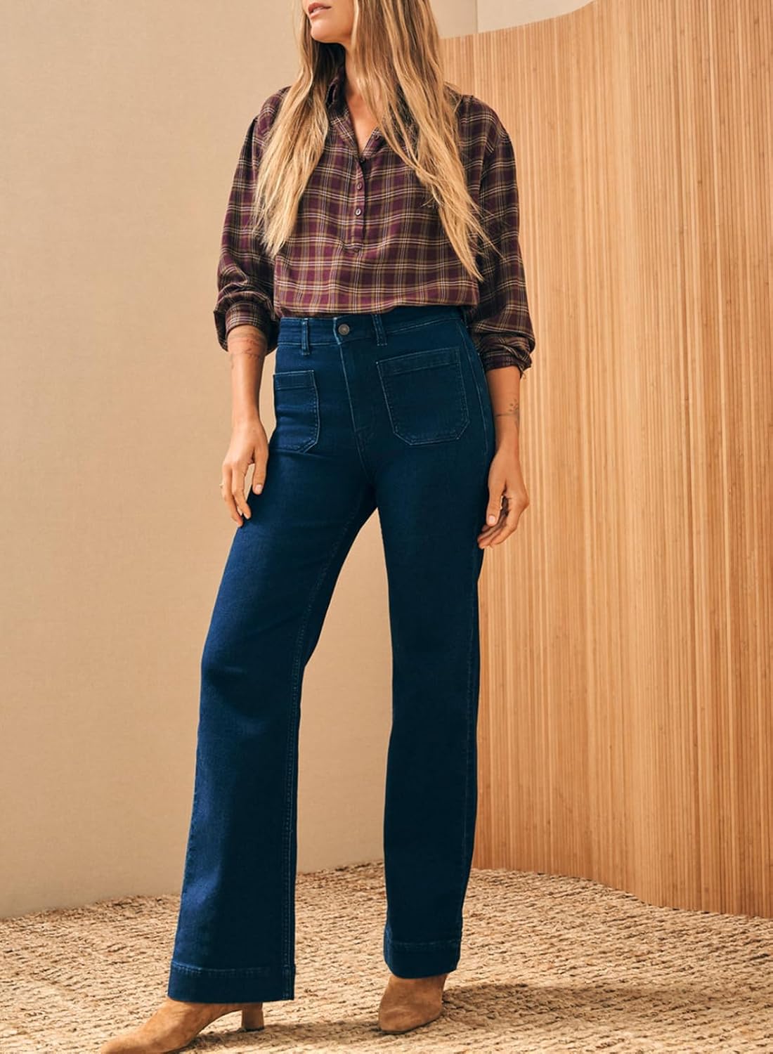 Detalle de Astylish Women's Jeans Cotton-Blend Denim