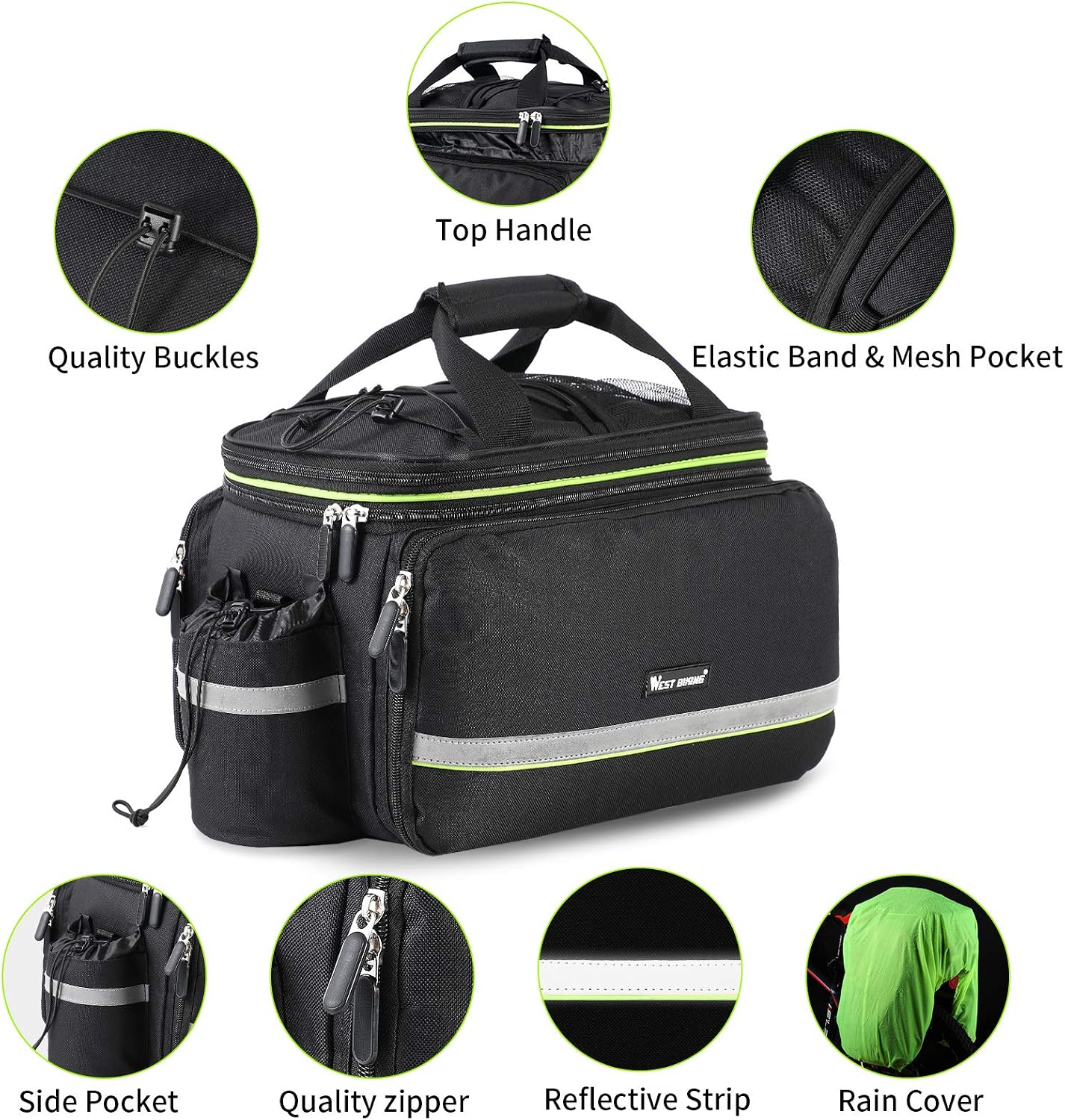 Thumbnail 5 de 35L Bike Storage Bag Double Side Panniers