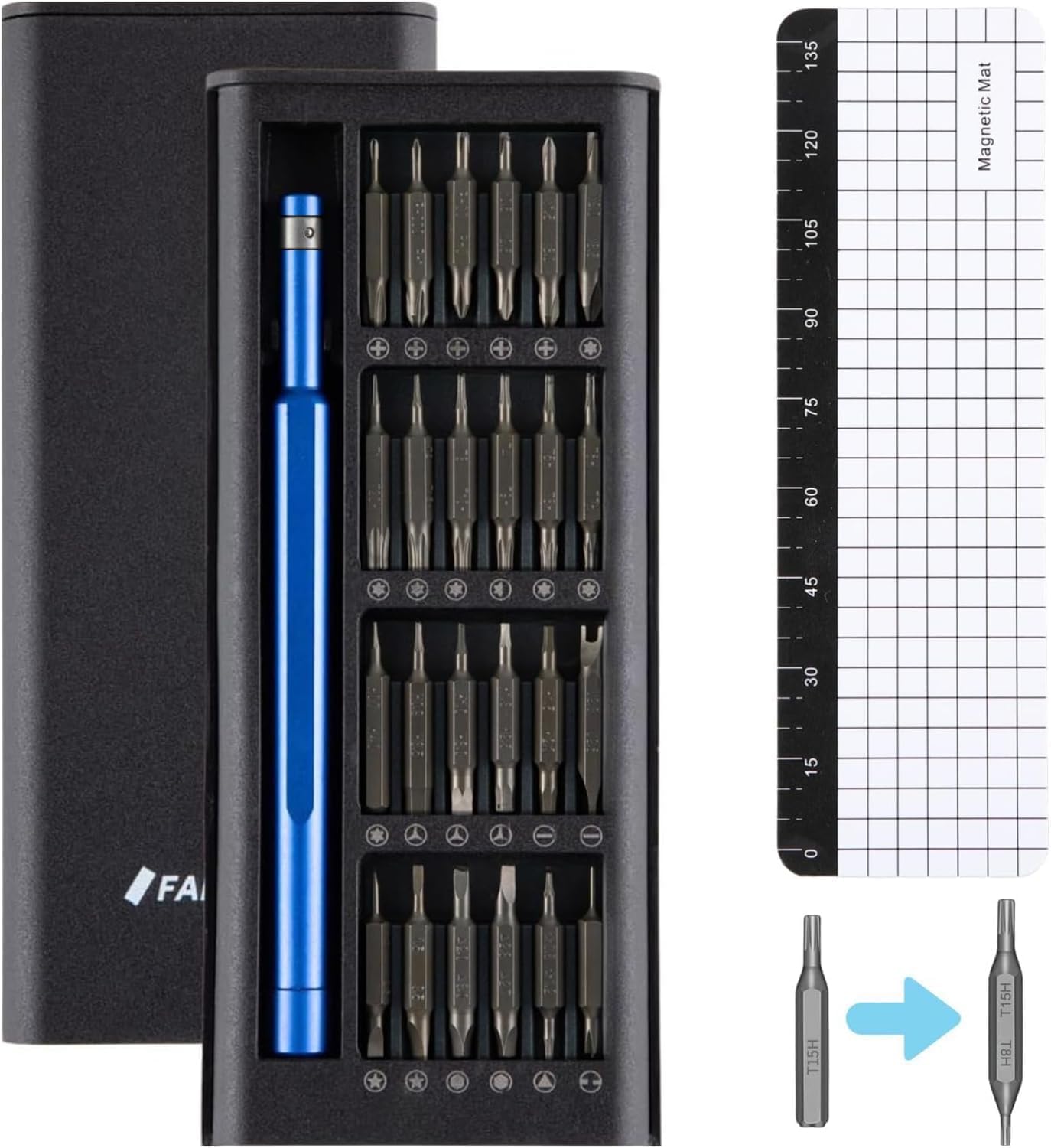 Detalle de FANACAN Precision Screwdriver Set: Mini Electronic Repair Toolkit for Everyday Tech