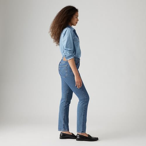 Detalle 2 de Levi's 501 Jeans da Donna - Straight, Shout Out Stone, 34W/30L