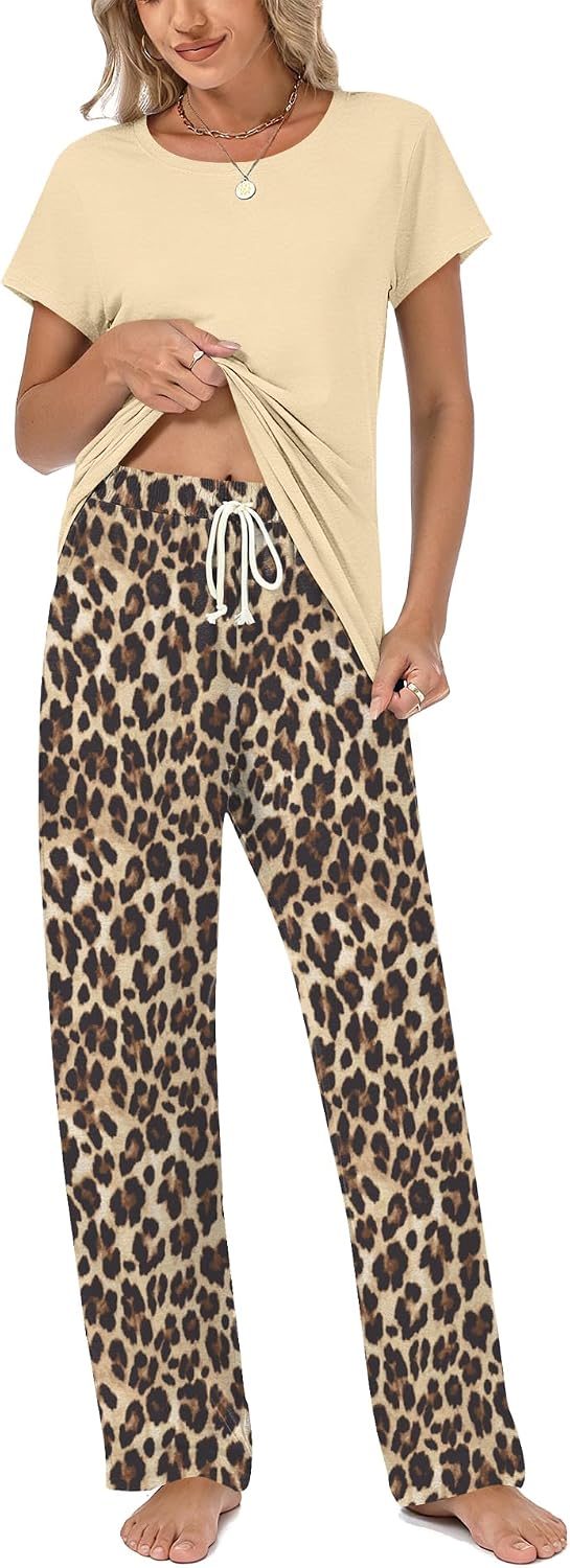 Detalle de Rapbin Schlafanzug Damen Lang Pyjama Set