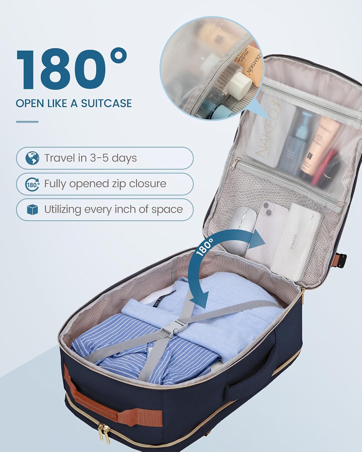 Thumbnail 1 de LOVEVOOK Travel Backpack 40L carry-on backpack