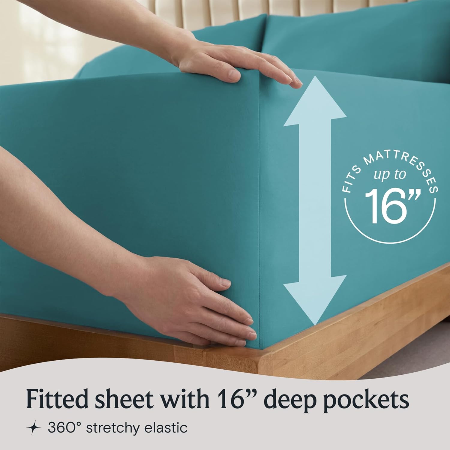 Thumbnail 5 de LuxClub Twin XL Sheets 18" Deep