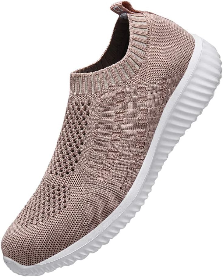 Detalle de TIOSEBON Ladies Breathable Mesh Running Shoes: Lightweight, Easy On/Off Trainers