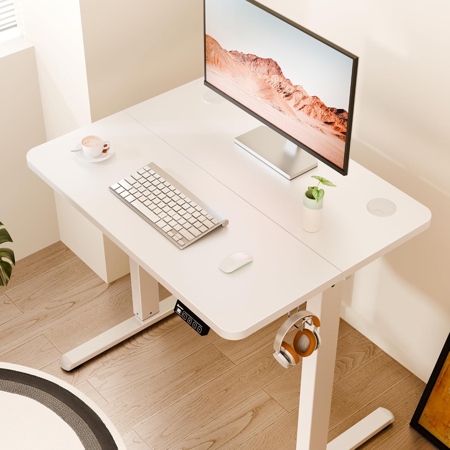 Thumbnail 1 de ERGOMAKER Electric Height Adjustable Desk 80x60 cm