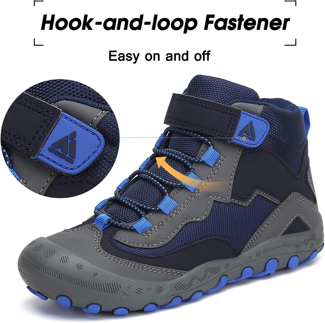 Thumbnail 4 de Mishansha Kids Hiking Boots (Toddler) — Water-Resistant, Non-Slip Outdoor Trekking Shoes