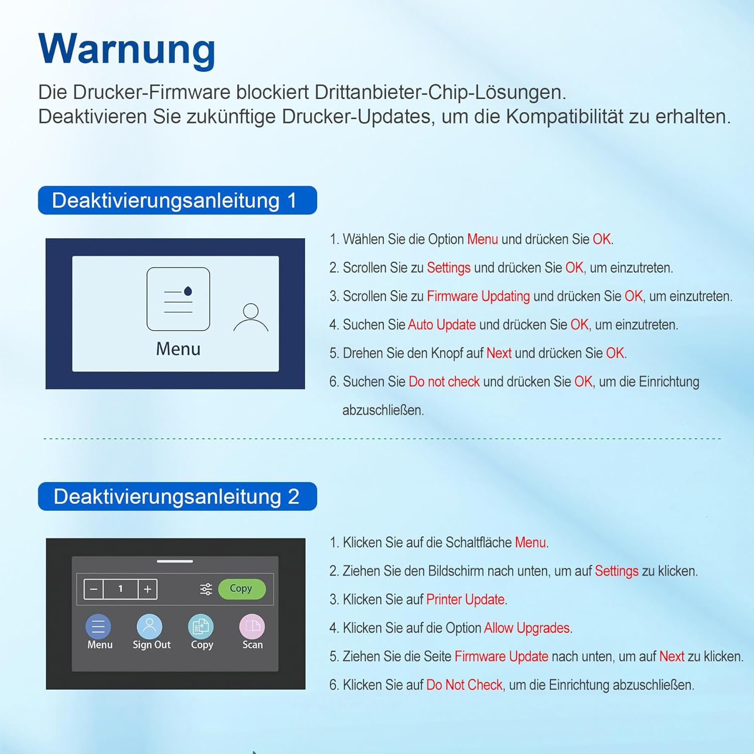 Detalle de 219A Toner mit Chip – kompatibel mit HP Color LaserJet Pro MFP 3302/3202 Serie (4‑Pack) Schwarz, Cyan, Gelb, Magenta