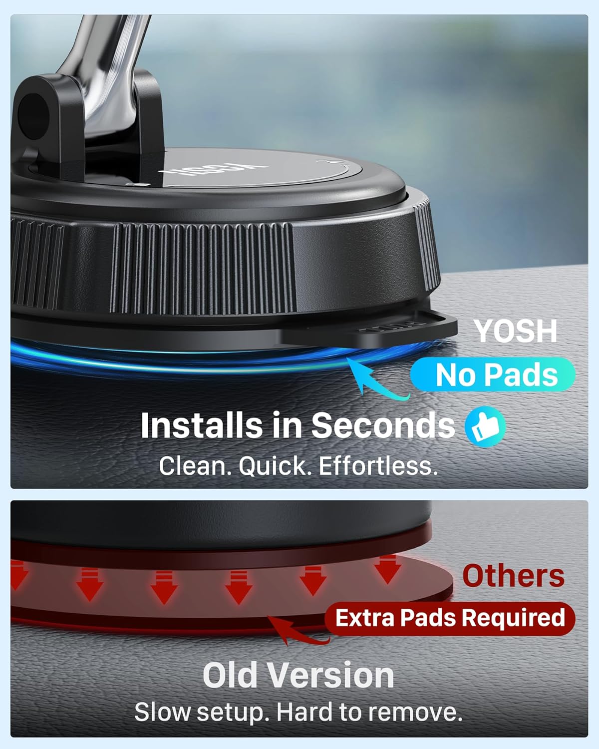 Thumbnail 3 de YOSH MagSafe Car Mount 22×N56