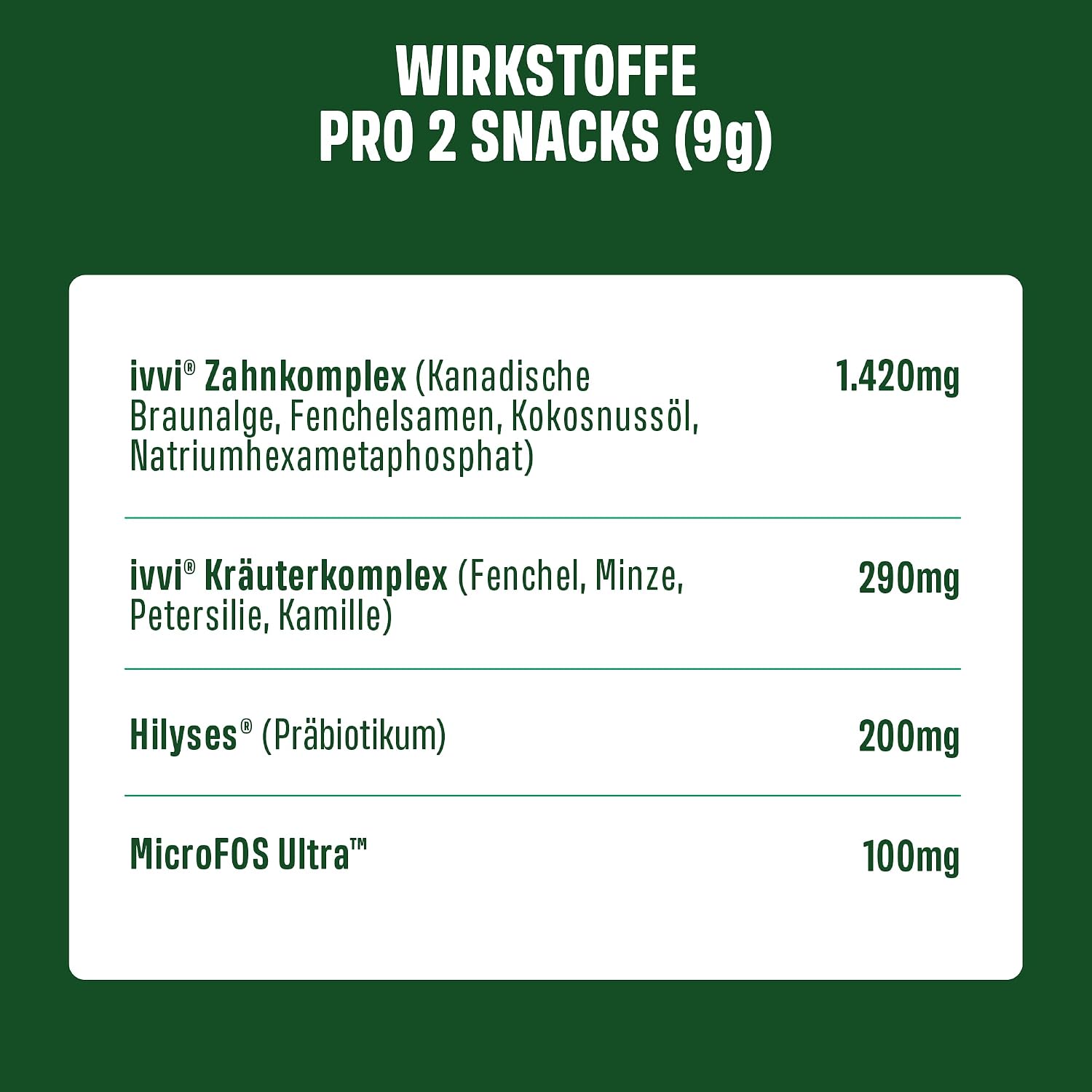 Thumbnail 5 de ivvi Dental Zahnhygiene-Snacks 60 Stück