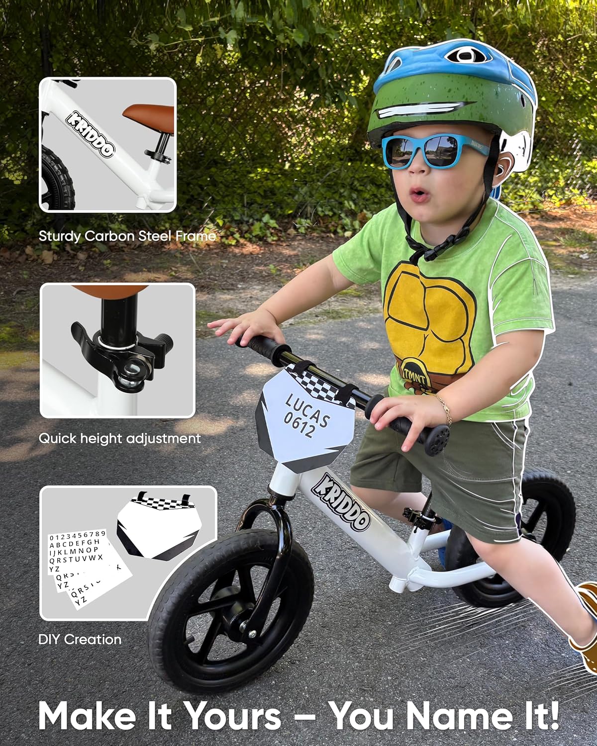 Thumbnail 3 de KRIDDO Toddler Balance Bike 12" for Ages 2–5 🚲