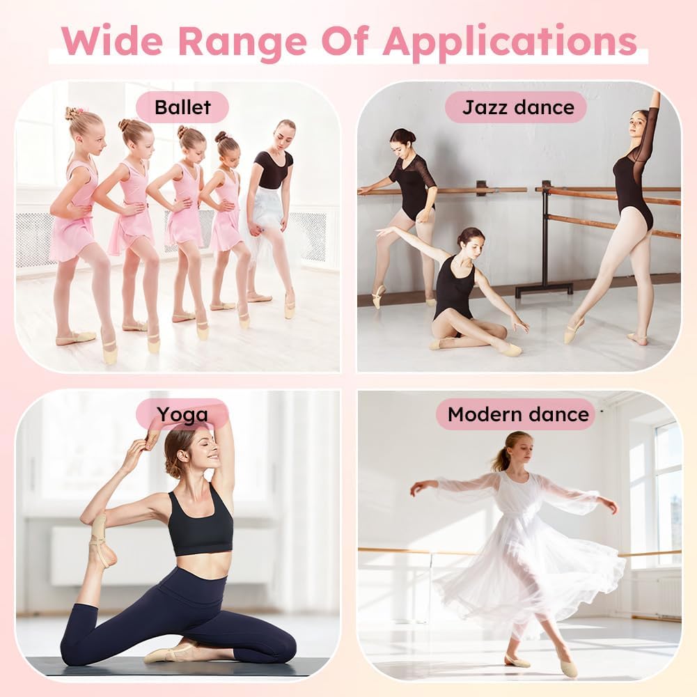 Thumbnail 5 de DiULi Mezze Scarpette da Danza Balletto – Scarpe ginniche per donna e ragazza (S‑L)