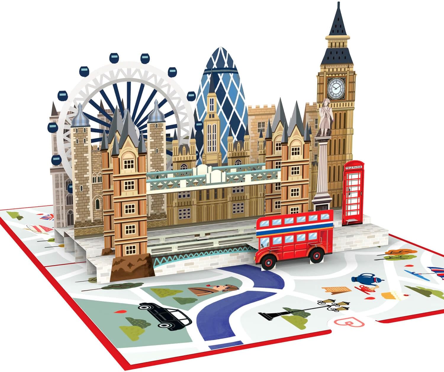 Thumbnail 6 de papercrush® Carte Pop-Up Barcelone 3D – carte anniversaire avec effet surprise