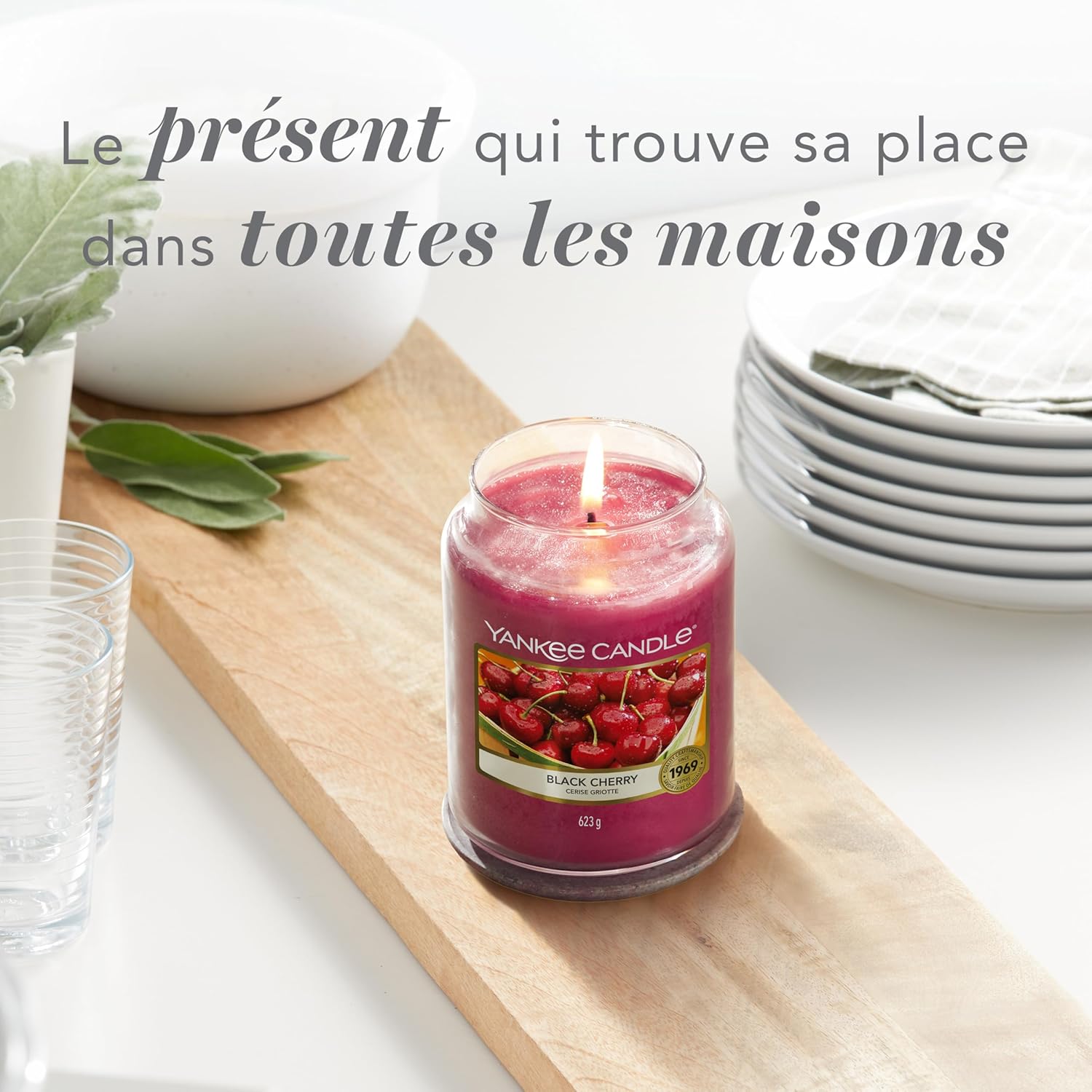 Thumbnail 5 de Yankee Candle bougie parfumée Cerise griotte — format jarre, longue durée