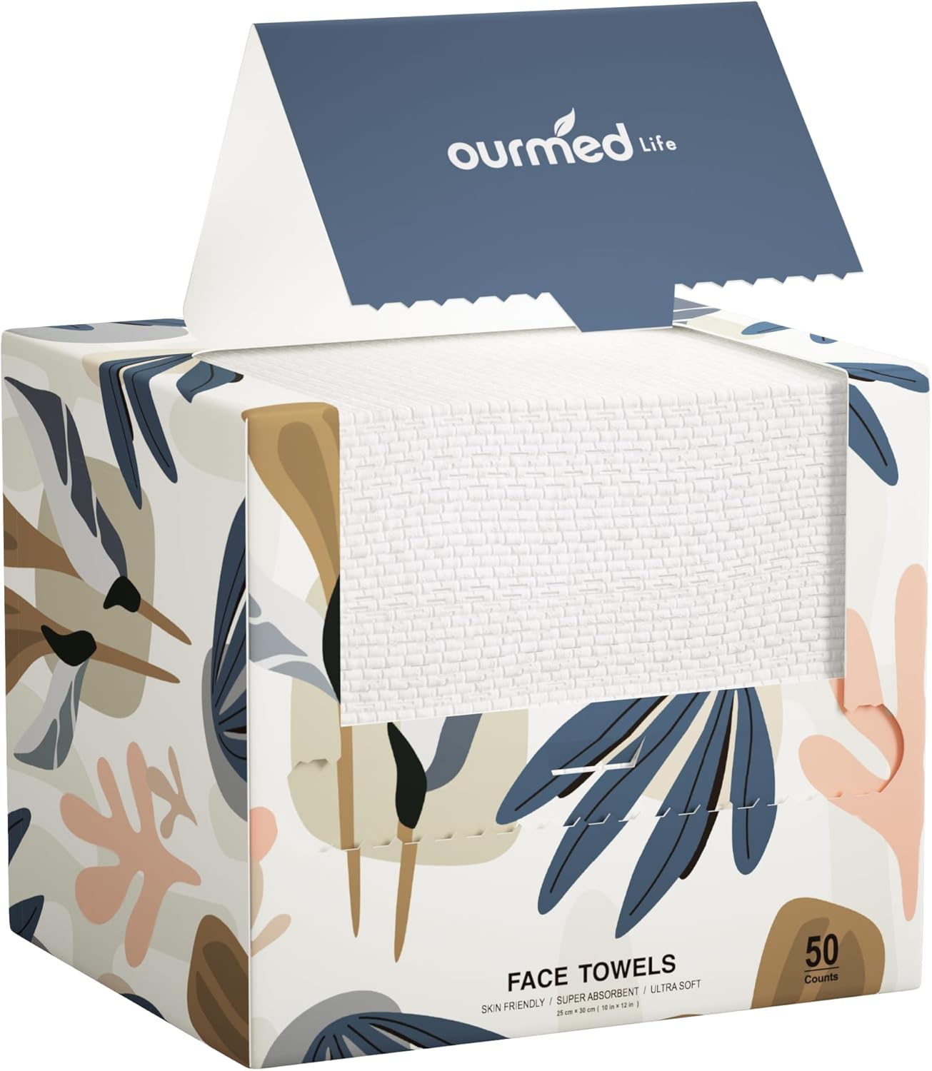 Ourmed Life Salviette Viso 25,4x20 cm 50 pezzi