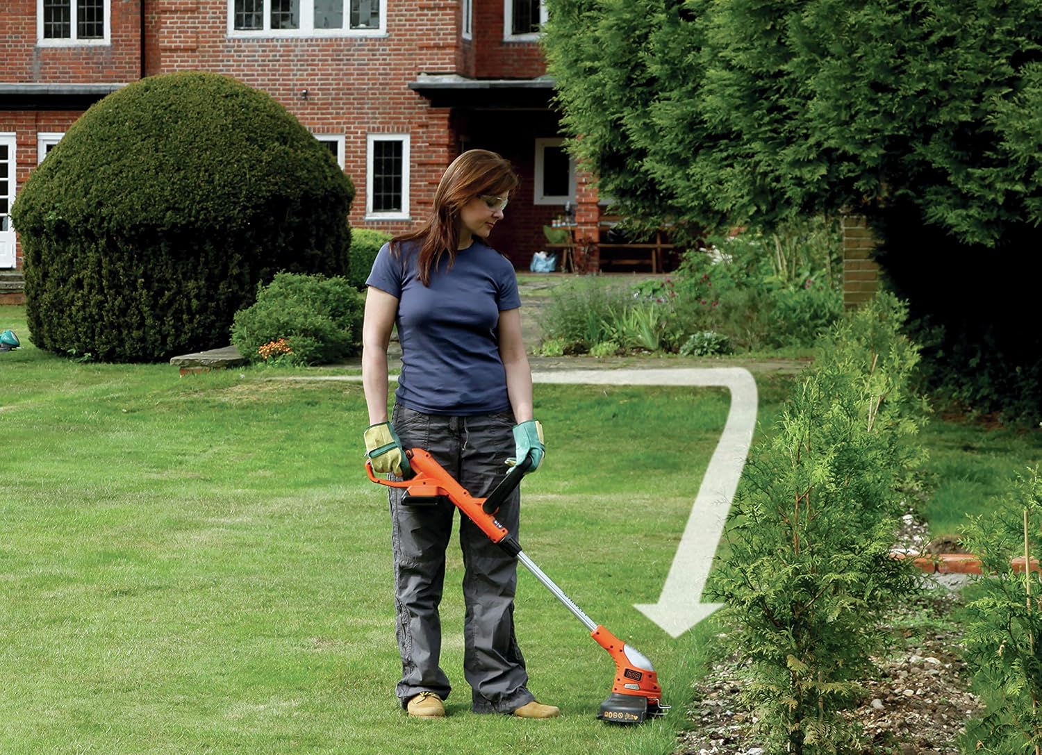 Thumbnail 6 de BLACK+DECKER Coupe-Bordures Sans Fil 18V GLC1823L20-QW — maniabilité et performance