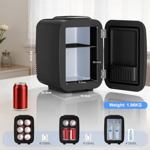 Thumbnail 6 de Enventor Mini Fridge 4 Litre: Compact, Dual-Power Cooler for Home and On the Go