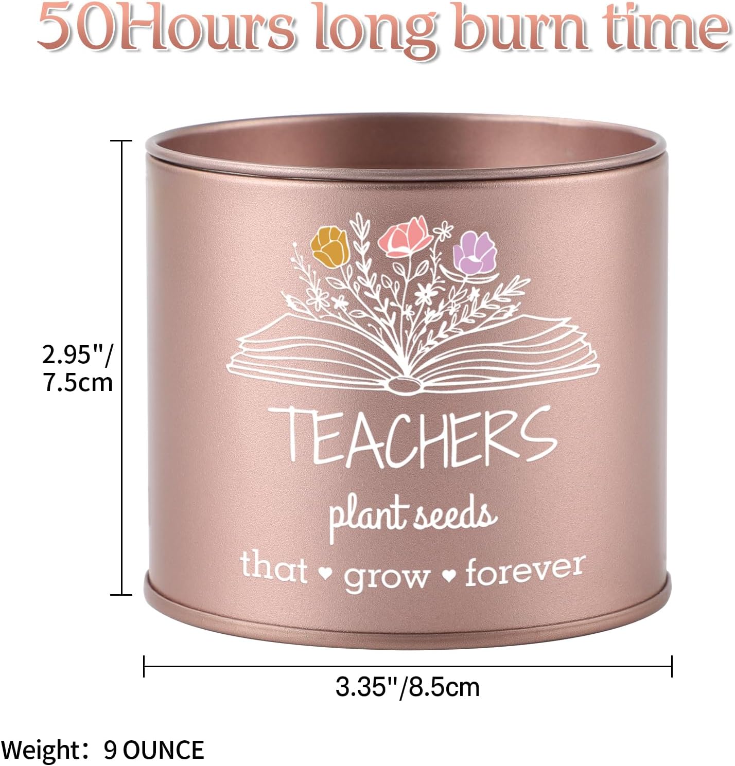 Detalle 2 de PRSTENLY Scented Candle Gift for Teachers