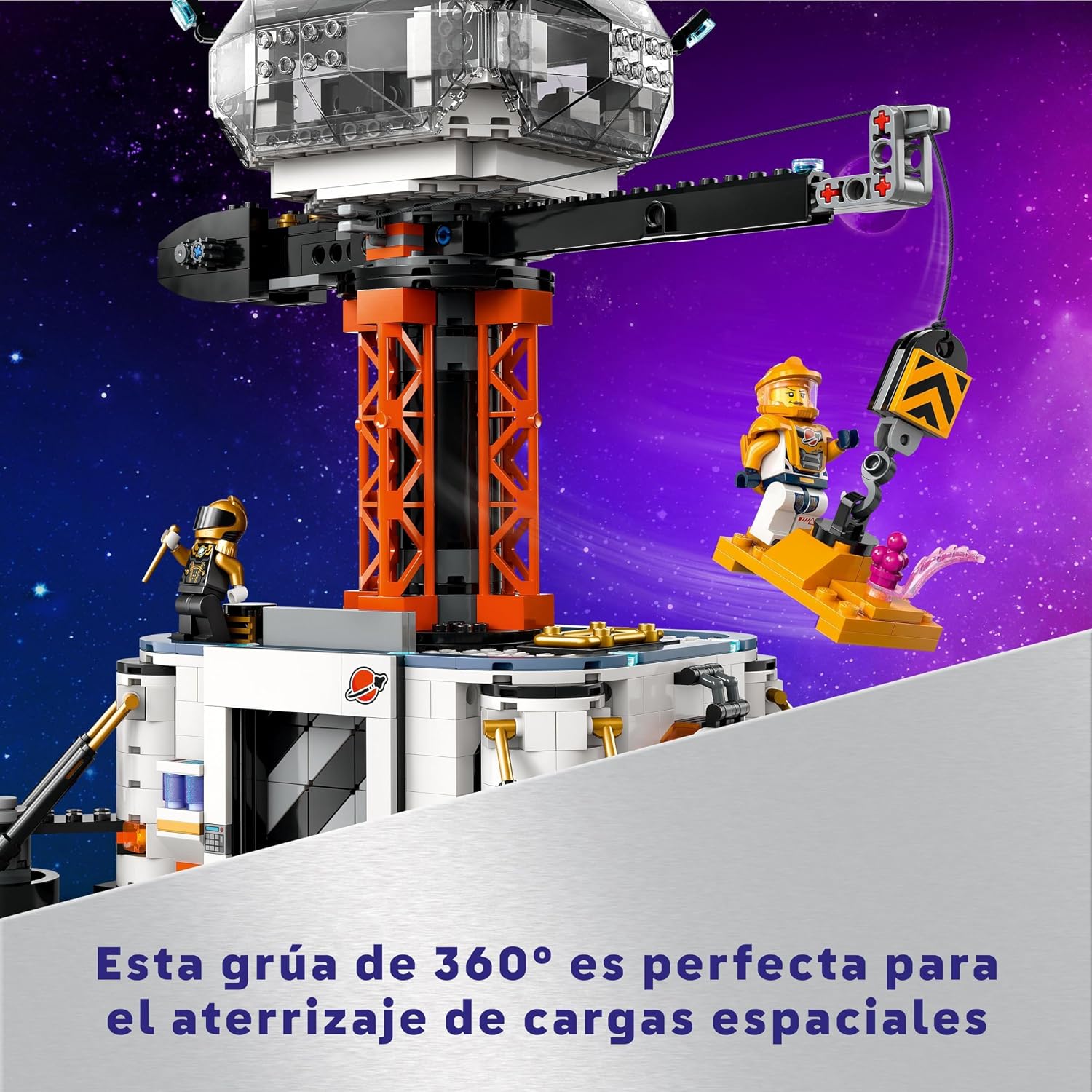 Thumbnail 4 de LEGO City Base Espacial 🚀 Plataforma de Lanzamiento y Minifiguras