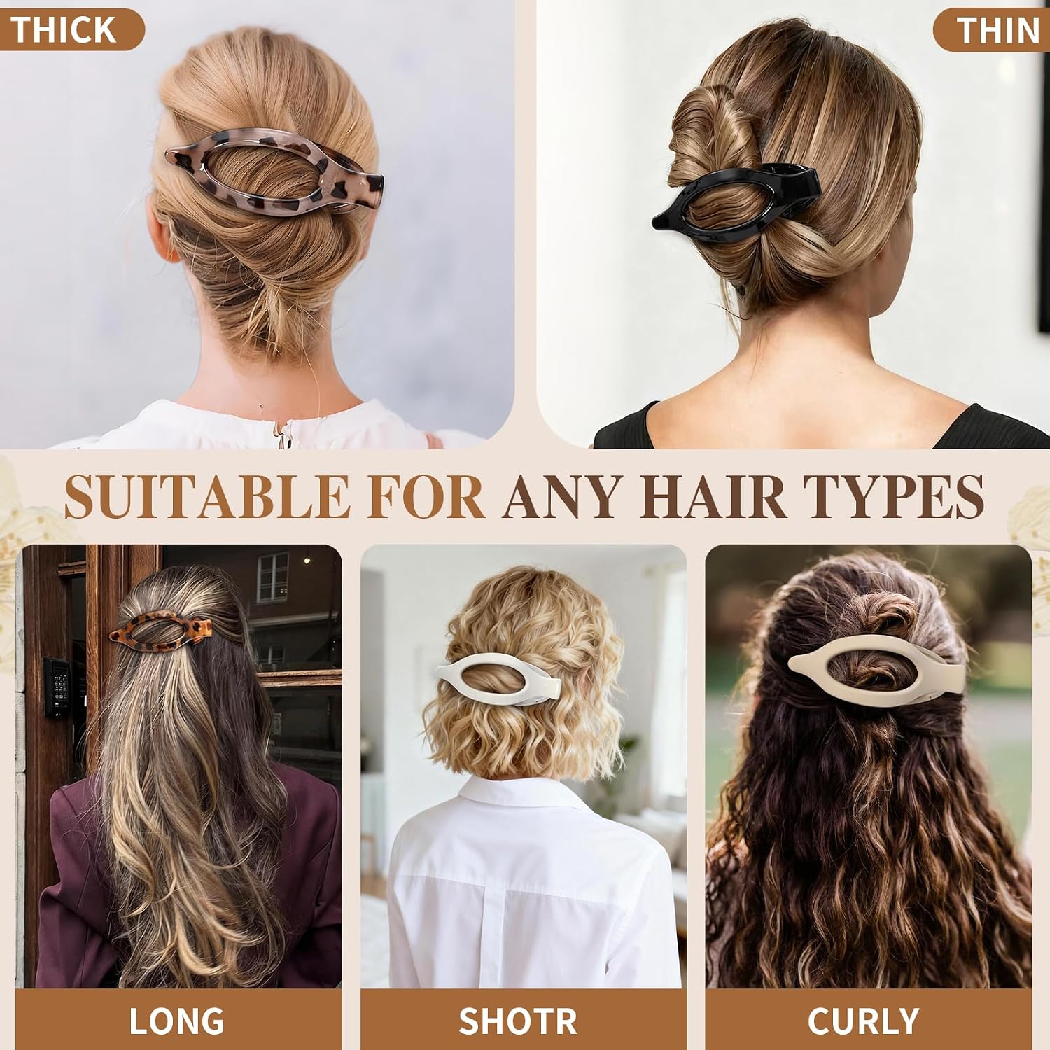 Thumbnail 6 de Sisiaipu Flat Hair Clips, 10-Pack