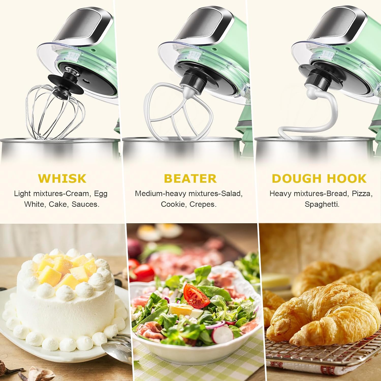 Thumbnail 3 de Kitchen in the box Stand Mixer 3.2 Qt 🍽