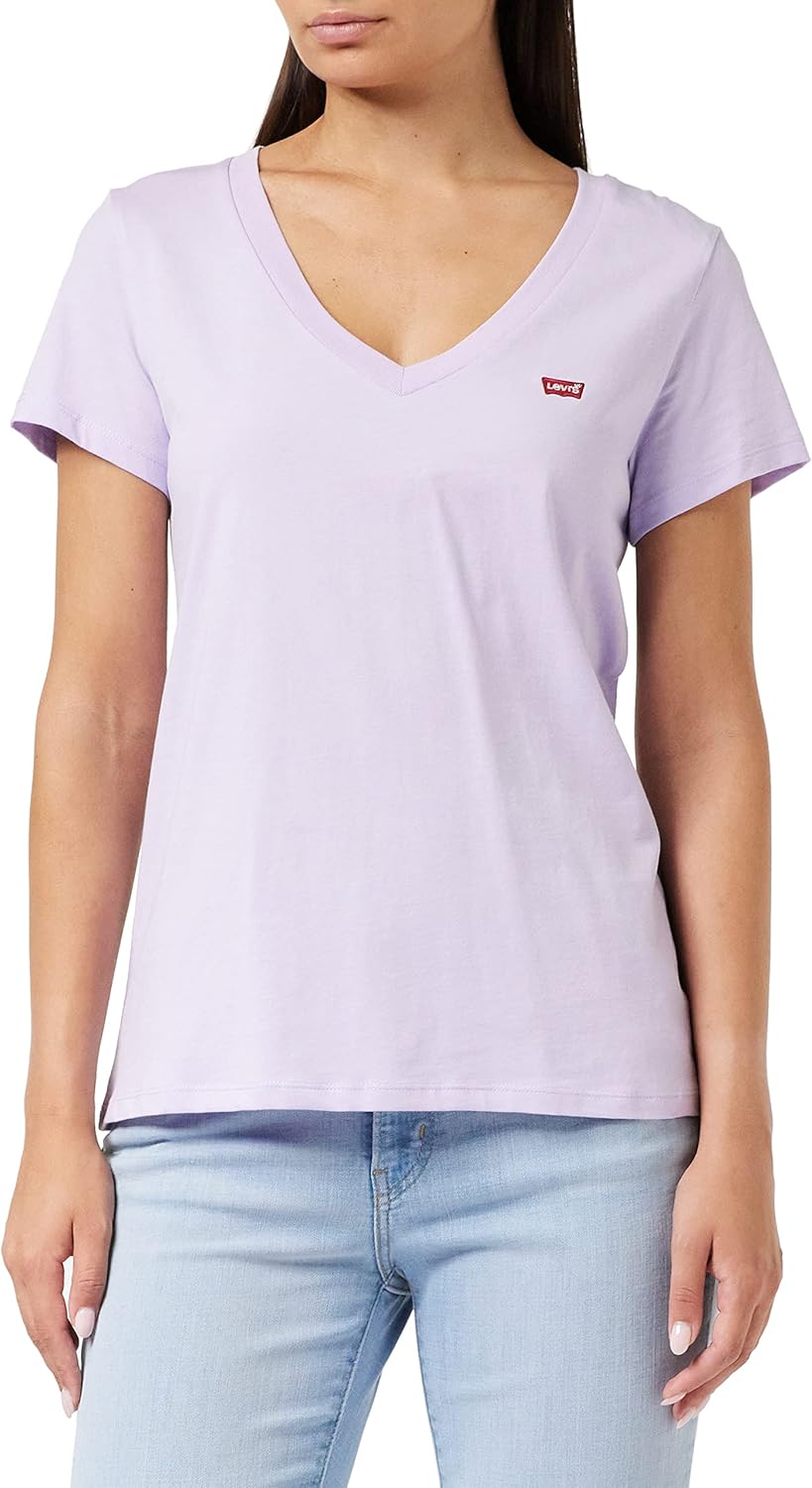 Thumbnail 6 de Levi's The Perfect V-Neck Maglietta Donna, Chesthit Logo – Comfort e stile per l’estate