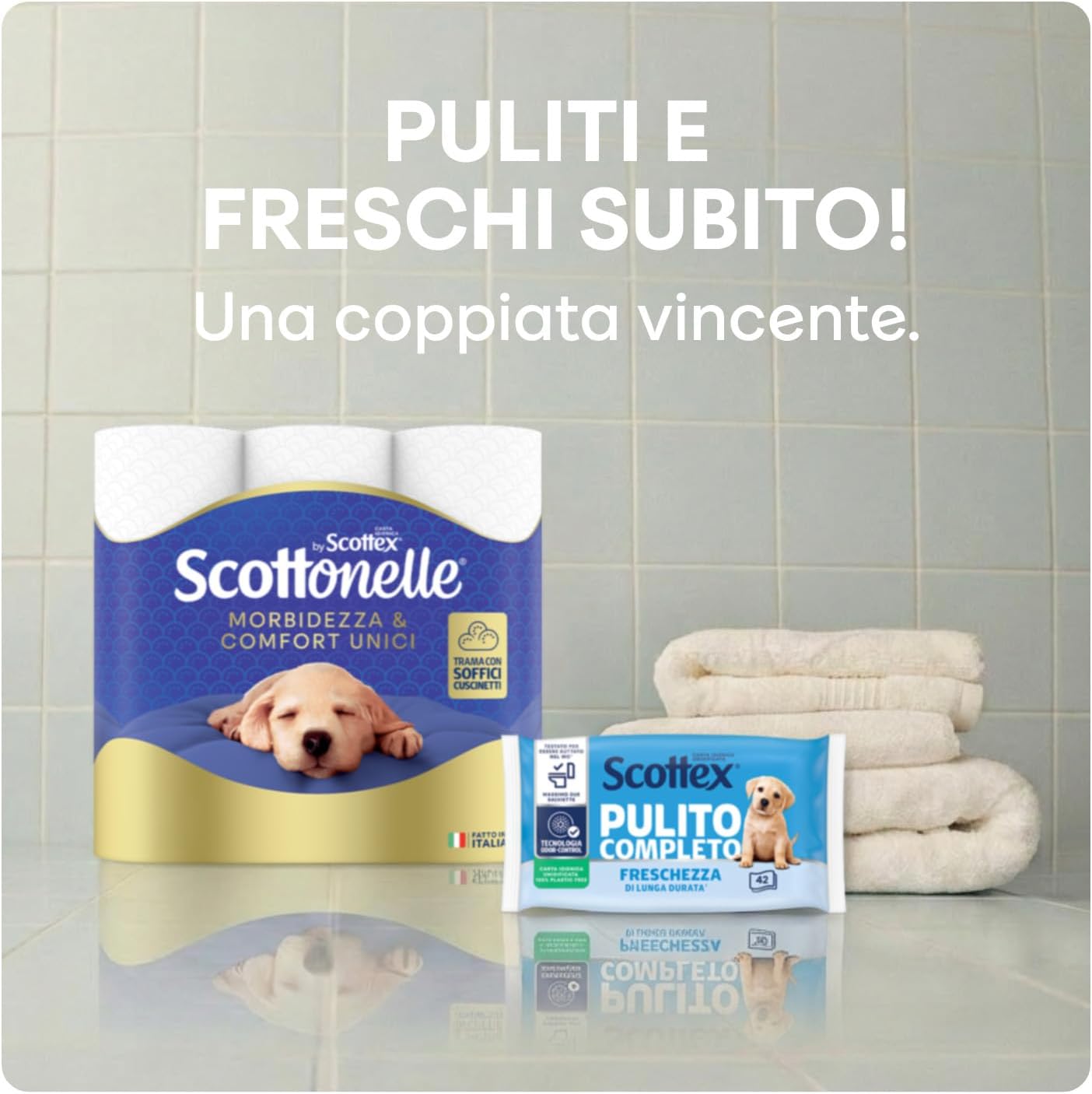 Detalle 2 de Scottonelle 48 Rotoli carta igienica morbida e resistente 🧻