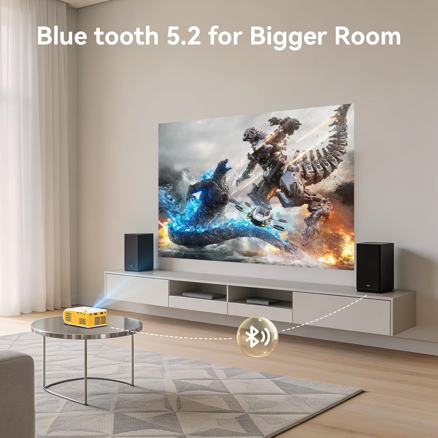 Detalle 2 de Mini Projector with Bluetooth 5.2