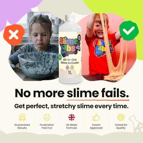 Detalle de Slime Labs All-In-One Slime Activator XLarge (1000ml) – UK Made, Non-Toxic
