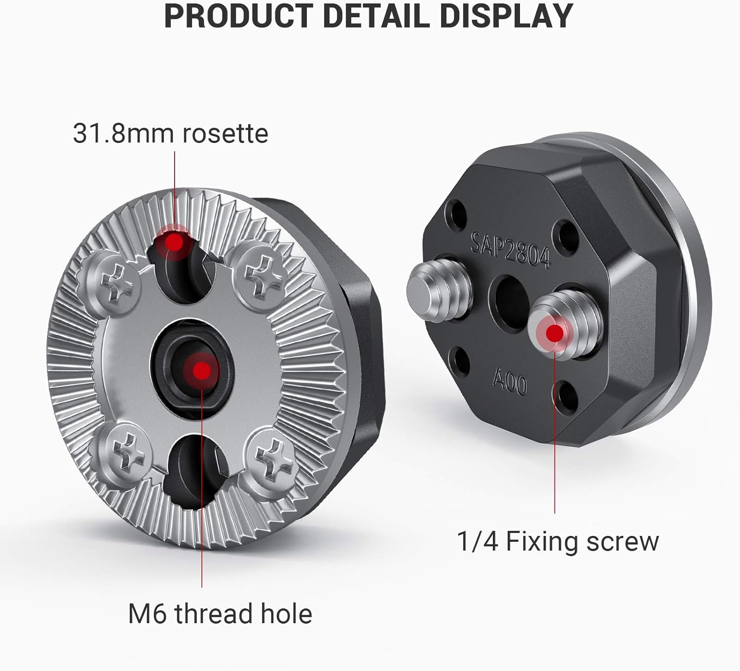 Detalle 2 de SMALLRIG Rosette Mount SAP2804 per cage