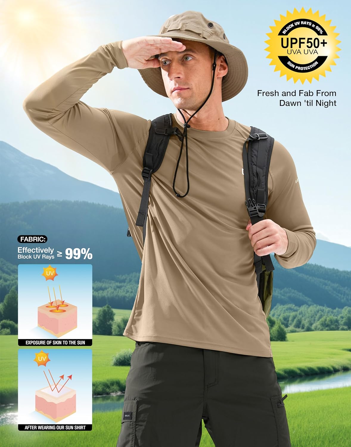 Detalle de Sun Protection Swim Shirt UPF 50+