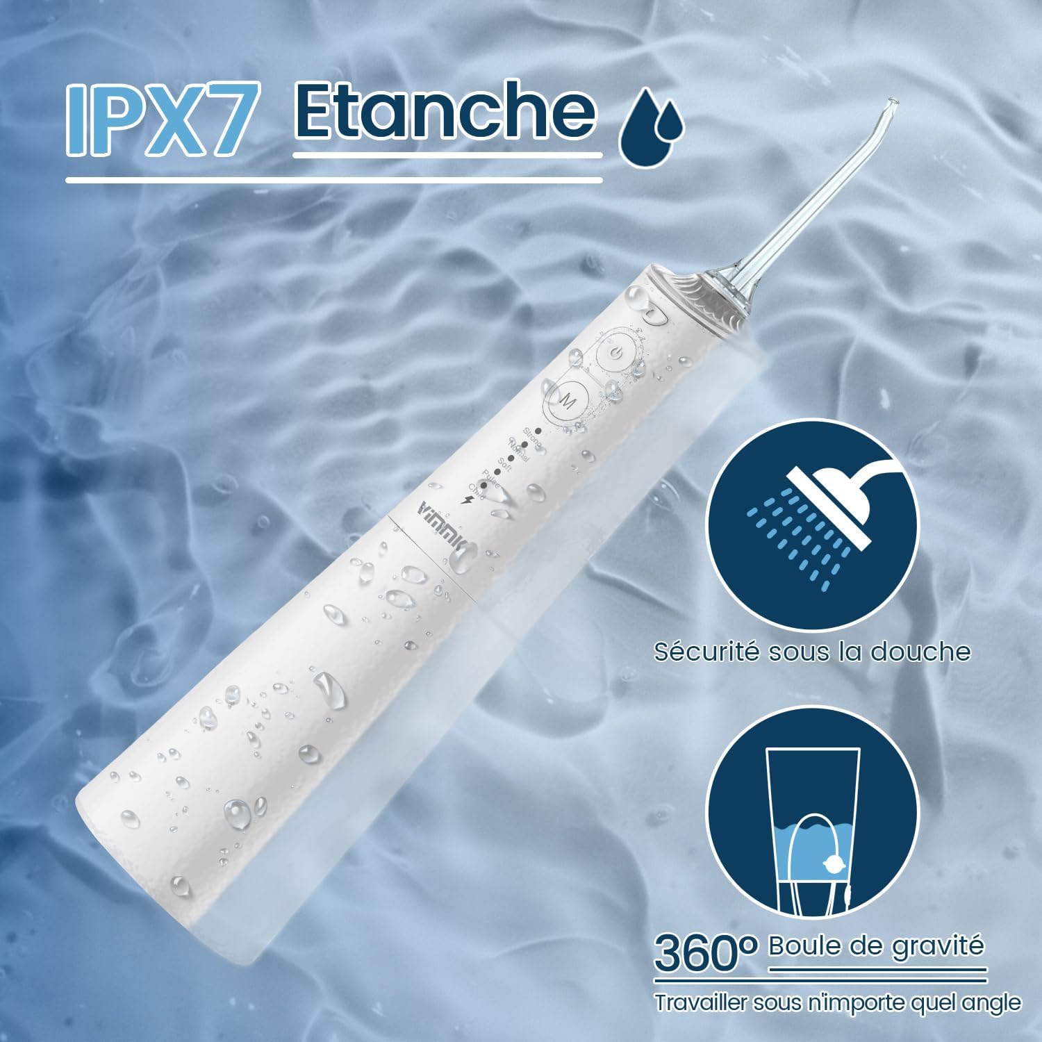 Detalle 2 de Hydropulseur dentaire VIMMK Jet 1400-1800